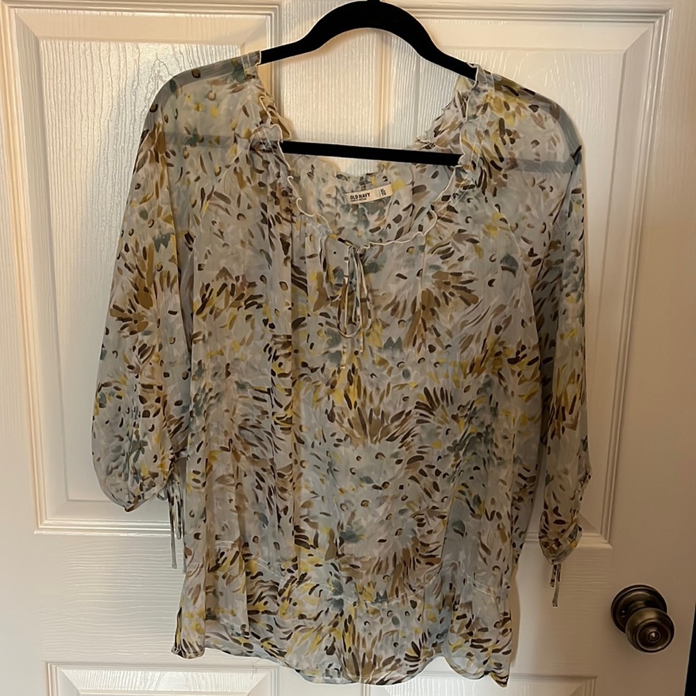 Old Navy 3/4 length sleeve blouse